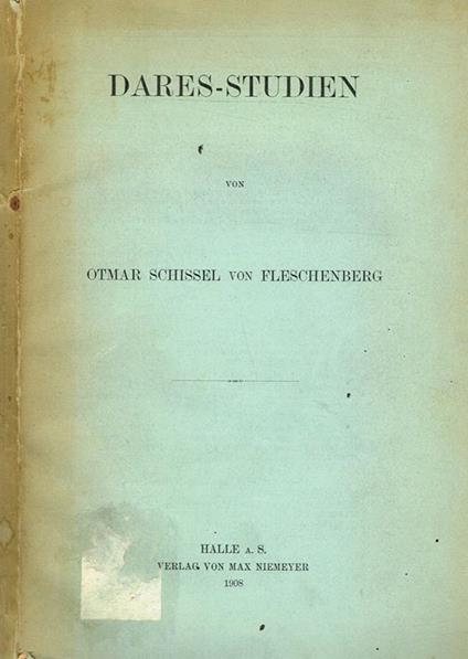 Dares-Studien - copertina