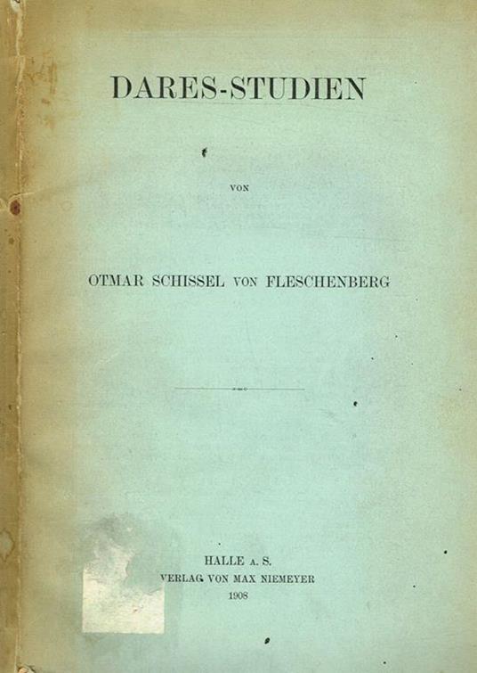 Dares-Studien - copertina