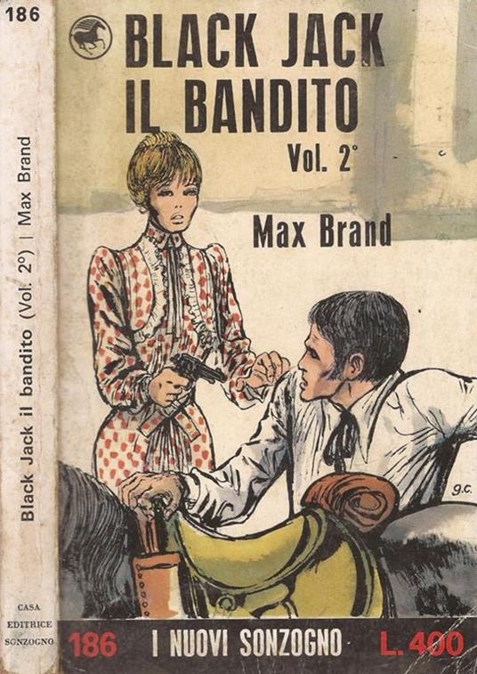 Black Jack il bandito - Max Brand - copertina