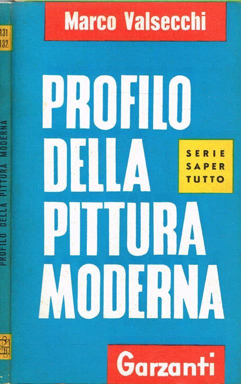 Profilo Della Pittura Moderna - Marco Valsecchi - copertina