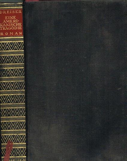 Eine Amerikanische Tragodie - Theodore Dreiser - copertina