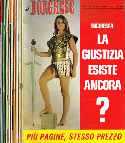 Il Borghese Anno Xxii N.15 16 20 21 22 34 36 41 44 - Mario Tedeschi - copertina