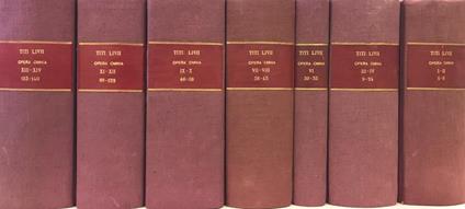 Titi Livii Patavini Opera Quae Exstant Omnia Ex Recensione G.Alex.Ruperti Cum Supplementis Freinshemii Tomus Decimus Primus E Secundus - Tito Livio - copertina