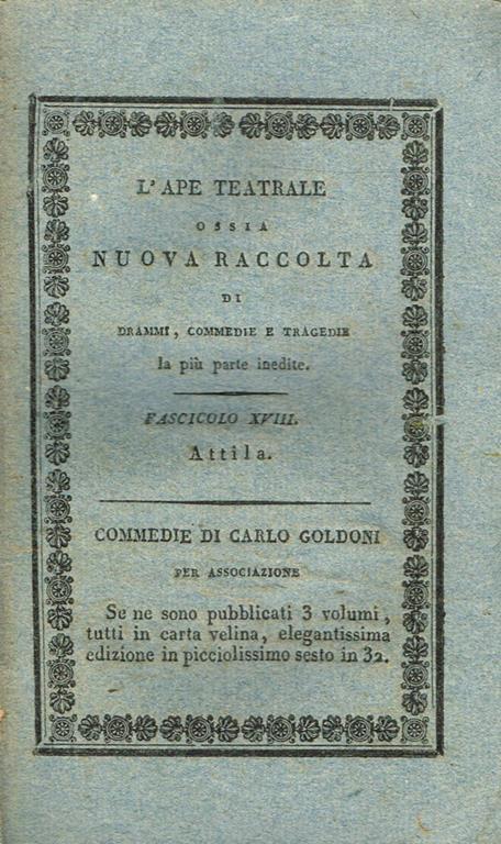 Attila Tragedia - copertina