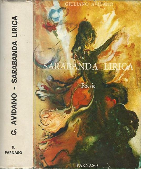 Sarabanda lirica Poesie - Giuliano Avidano - copertina