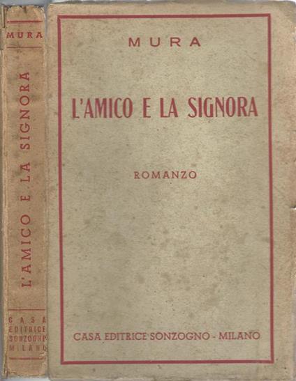 L' amico e la signora - Mura - copertina