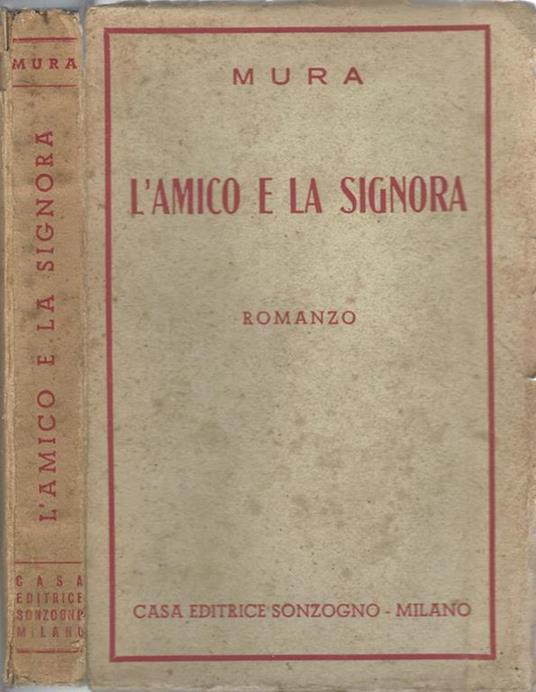 L' amico e la signora - Mura - copertina