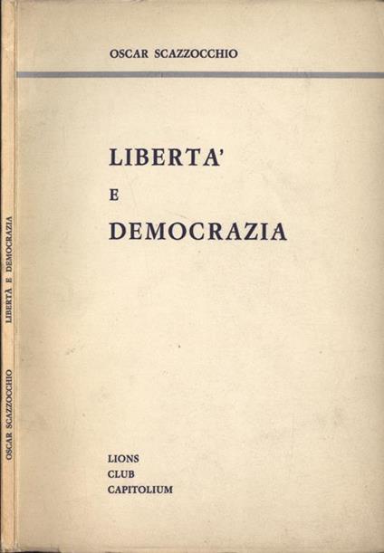 Libertà e democrazia - copertina