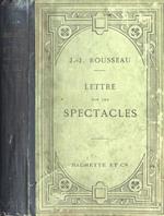 Lettre sur les spectacles
