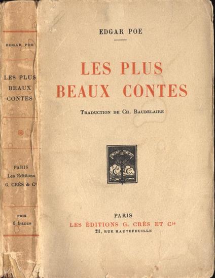 Les plus beaux contes - Edgar Allan Poe - copertina