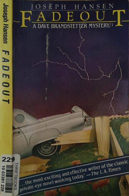 Fadeout - Joseph Hansen - copertina
