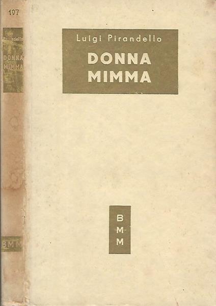 Donna Mimma Novelle per un anno - Luigi Pirandello - copertina