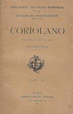Coriolano Tragedia in cinque atti