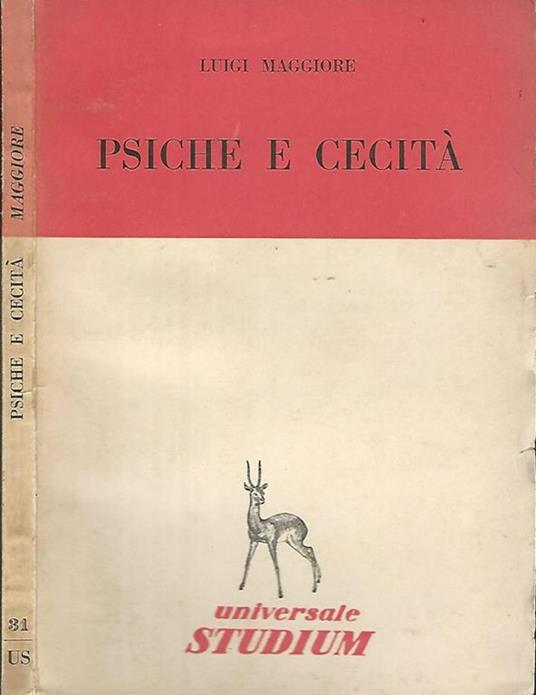 Psiche e cecità - Luigi Maggiore - copertina