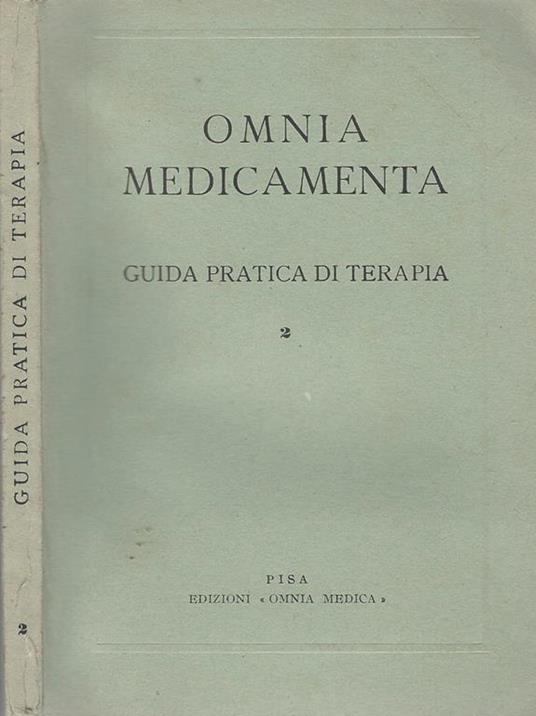 Omnia Medicamenta Guida Pratica Di Terapia - copertina