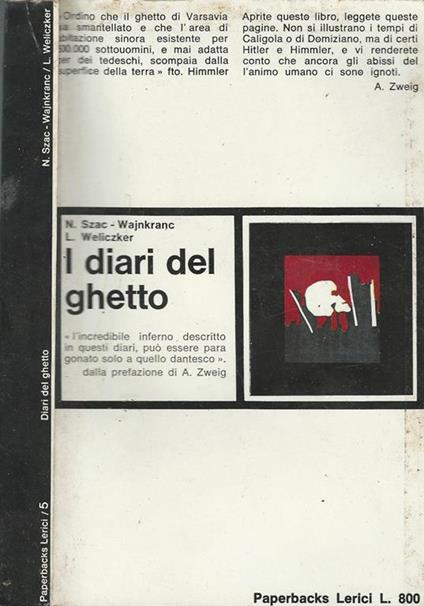 I Diari Del Ghetto - copertina