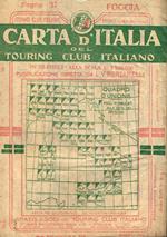 Carta D'Italia Del Touring Club Italiano. Foggia Foglio 37