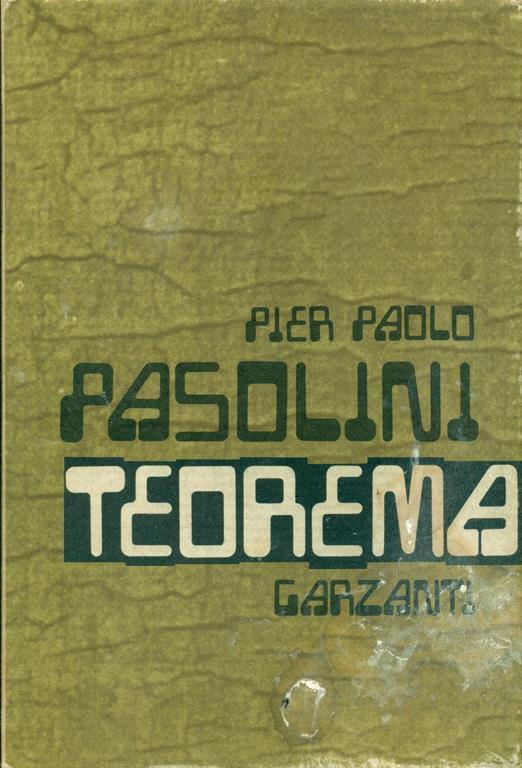 Teorema - Pier Paolo Pasolini - copertina
