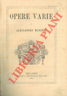 Opere varie