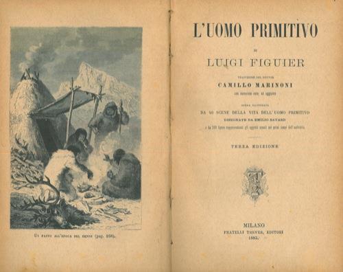 L' uomo primitivo - Luigi Figuier - copertina