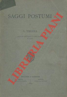 Saggi postumi