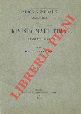 Indice generale analitico della Rivista Marittima (anni 1876-1885)