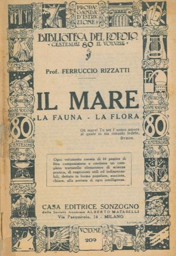 Il mare - Ferruccio Rizzatti - copertina