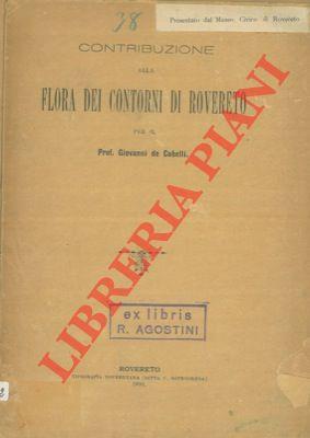 Contribuzione alla flora dei contorni di Rovereto