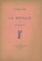 Le minacce ( Art. 156 Cod. Pen. )