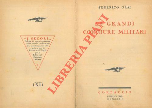 Le grandi congiure militari