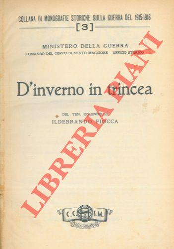 D'inverno in trincea