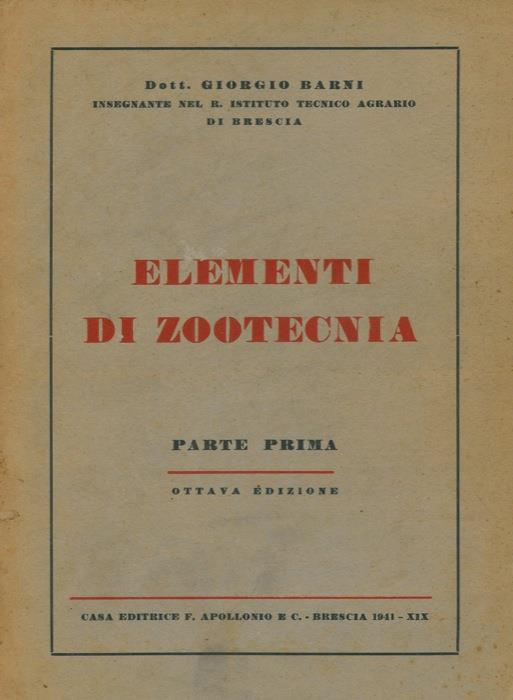 Elementi di zootecnia