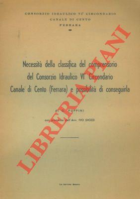 Necessità della classifica del comprensorio del Consorzio Idraulico VI° Circondario Canale di Cento (Ferrara) e possibilità di conseguirla - Giuseppe Puppini - copertina