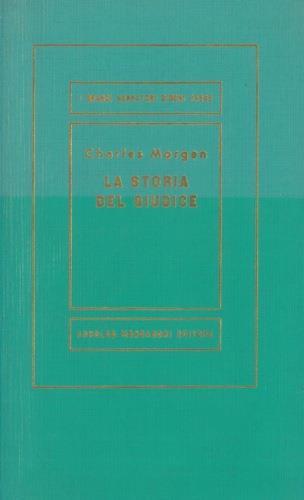 La storia del giudice - Charles Morgan - copertina