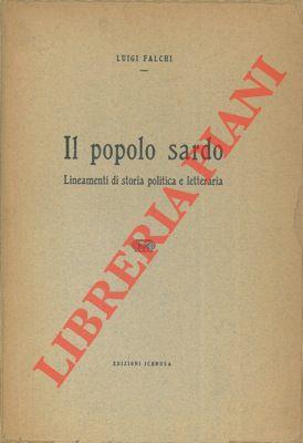Il popolo sardo. Lineamenti di storia politica e letteraria