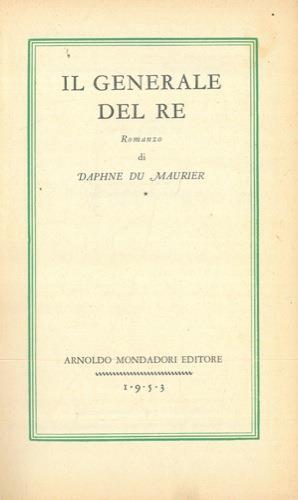 Il generale del re - Daphne Du Maurier - copertina