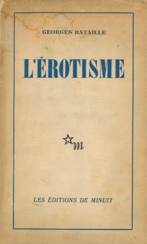 L' erotisme - Georges Bataille - copertina