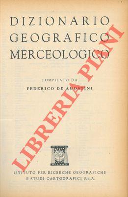 Dizionario geografico merceologico