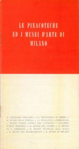 Le pinacoteche ed i musei d'arte di Milano - copertina