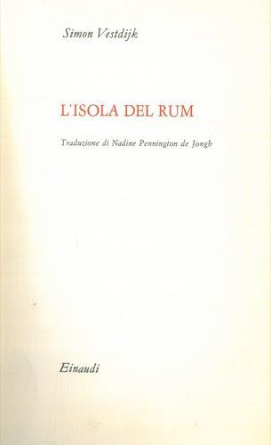 L' isola del rum - Simon Vestdijk - copertina