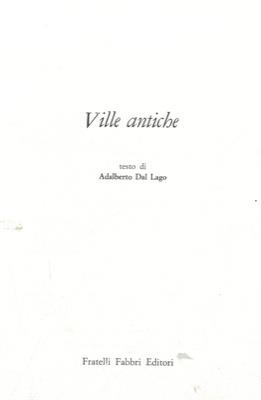 Ville antiche