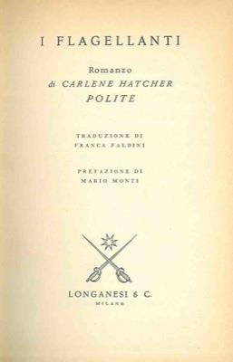 I flagellanti - Carlene Hatcher Polite - copertina