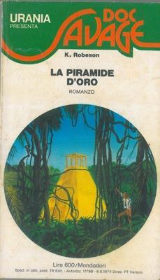 La piramide d'oro - Kenneth Robeson - copertina