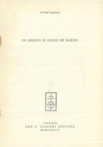 Un inedito di Emilio De Marchi