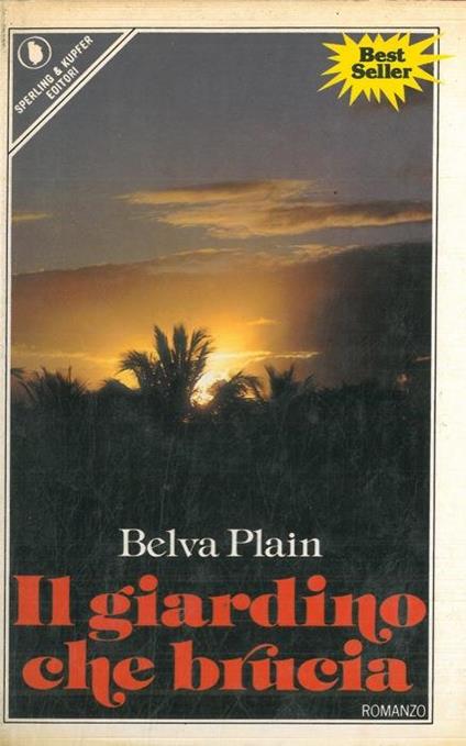 Il giardino che brucia - Belva Plain - copertina