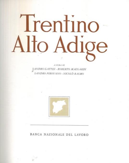 Trentino Alto Adige - Sandro Gattei - copertina