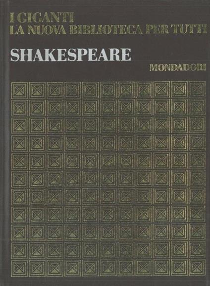 William Shakespeare - Maria Luisa Rizzatti - copertina