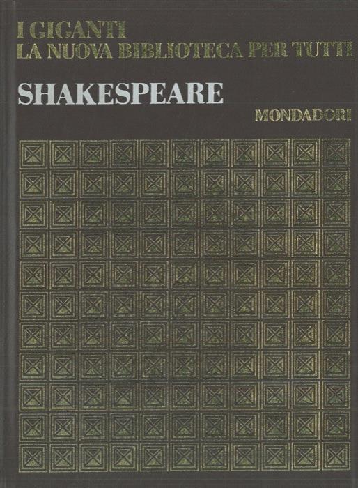 William Shakespeare - Maria Luisa Rizzatti - copertina