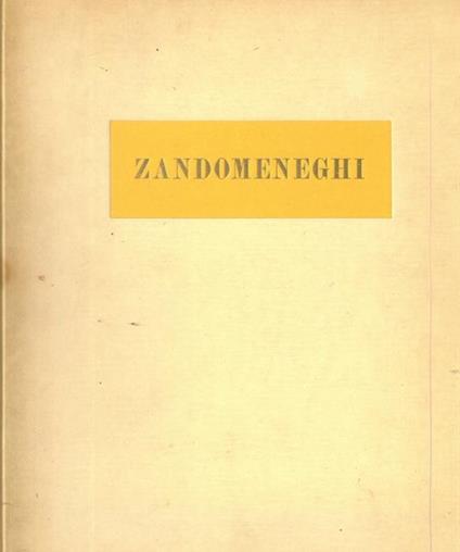 Zandomeneghi - Guido Perocco - copertina