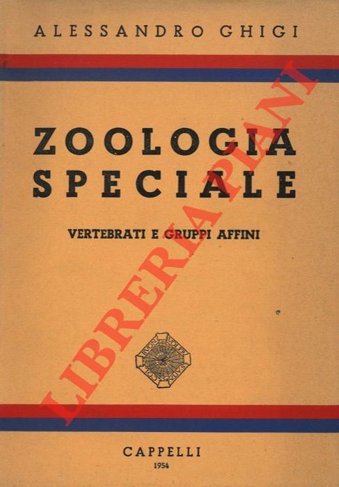 Zoologia speciale. Vertebrati e gruppi affini. Cordati